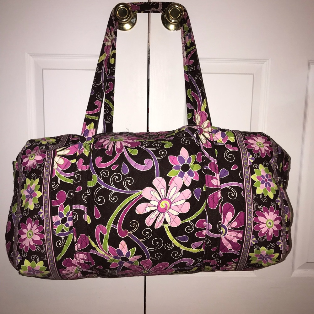 Bandana Swirl pattern, Vera Bradley duffle bag.